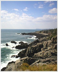 Lubec, Maine coast