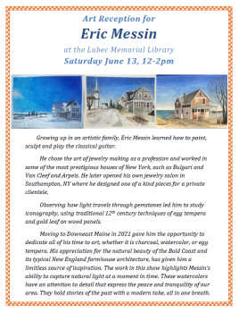 Art Reception and Show at the Library