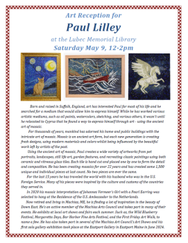 Art Reception and Show at the Library