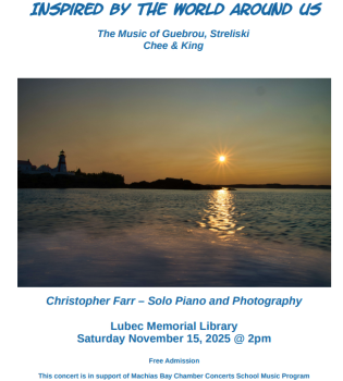 Chris Farr:  Solo Piano and Photography