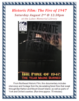 Historic Film:  Fire of 1947