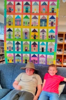 "Lockdown" Quilt Raffle at the Library 