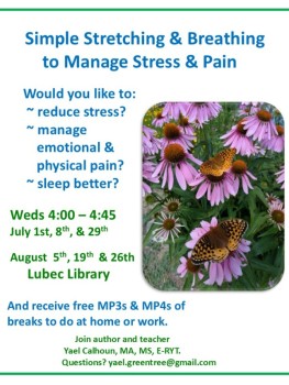Simple Stretching and Breathing to Manage Stress and Pain, with Yael Calhoun