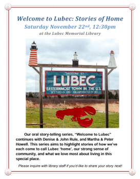 Welcome to Lubec - Stories of Home