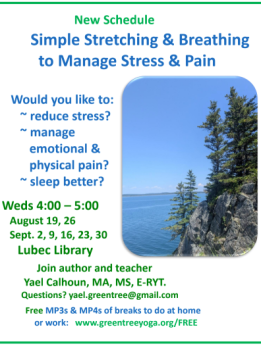 Simple Stretching and Breathing to Manage Stress and Pain, with Yael Calhoun